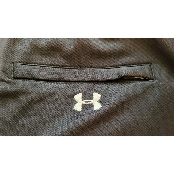 Under Armour Men's 32/32 Black & White Activewear Mesh Stretch Trouser Pants - Picture 5 of 16